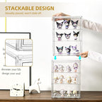 3 Tier Display Case for Collectibles, Storage Container - Image 4