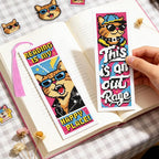 ACRNIGHEET 6PCS Cross Stitch Bookmark Kit - Image 7