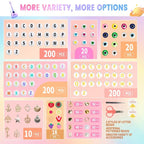 Goldwise Friendship Bracelet Kit 4 Boxes-13078 Pcs 72 Colors Bracelet Making - Image 3