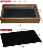 MOOCA Glass Top Wooden Jewelry Display Case - Image 2