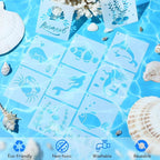 Marspark 66 Pcs Small Stencils for Crafts Reusable 3 Inch Stencils for Painting - Image 2