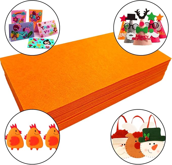 Jtnohx Self Adhesive Felt Sheets, Sticky Fabric Square - Image 6