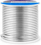 Mandala Crafts 12 Gauge Silver Tone Anodized Aluminum Craft Wire, 60 FT | - Image 2