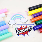 Puff Vinyl Heat Transfer-18 Pcs Puff HTV Heat Transfer Vinyl Sheets Assorted - Image 9