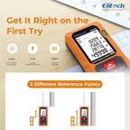 Elitech Laser Measuring Tool, 165ft Laser Tape Measure - Image 3