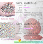 qiipii 48 Color 4mm Jelly AB & Crystal Colorful Resin Rhinestones - Image 8