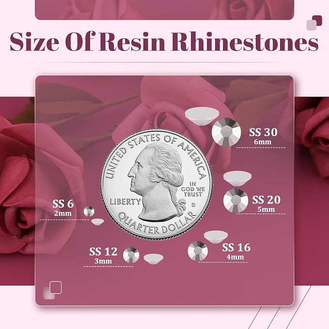 6000PCS 4mm Resin Rhinestones Bulk - Image 3