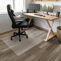 Azadx Chair Mat for Hardwood 60"x 36" Large Office Chair Mat for Hardwood Floors Protector Mat for Office Chair Easy Glide Rolling Plastic Clear Desk Computer Chair Mats for Home Offices