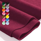Dark Red 36" X 36" Felt Fabric Sheet by Luceinvita