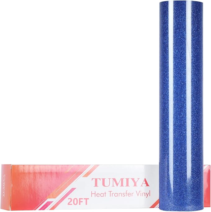 TUMIYA Glitter Blue HTV Vinyl by TUMIYA