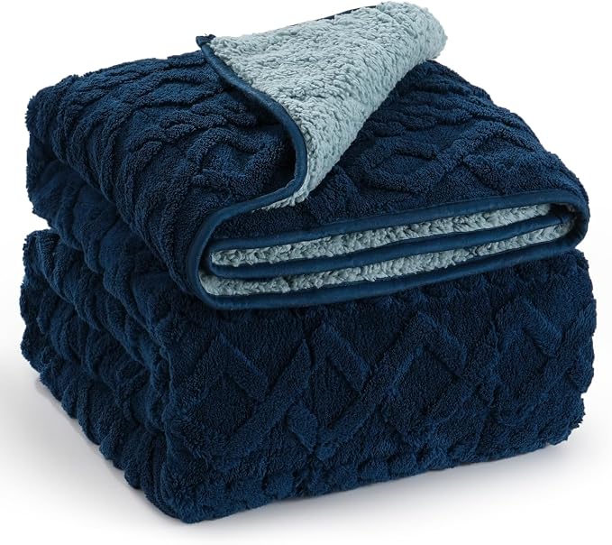 Wemore Weighted Blanket for Adults Twin Size 15 lbs, Dual Sided Soft Fuzzy - Image 9
