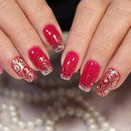 TecUnite 2000 Pieces Rose Gold Round Crystal Rhinestones - Image 5