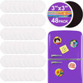ESRICH 48Pack 3x3IN Round Mini Canvas Magnets, Small Magnetic Paint Canvas | by ESRICH