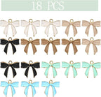 Bow Charms for Bracelet Jewelry Making Cute Bracelet Charms | 18Pcs, Bow Charms - Image 2