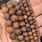 6mm Matte Brown Pictures Jaspers Bead, 15-Inch Matte Round Loose Stone Beads - Image 8