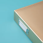 We R Memory Keepers 12x12 Gold Faux Leather Photo Album, Three Ring Binder - Image 4