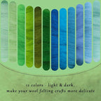 Wonvoc Needle Felting Wool, 12 Colors Wool Roving, 10g per Color 4.23 oz Total - Image 6