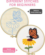 TINDTOP Punch Needle Kits, DIY Punch Embroidery Kits - Image 3