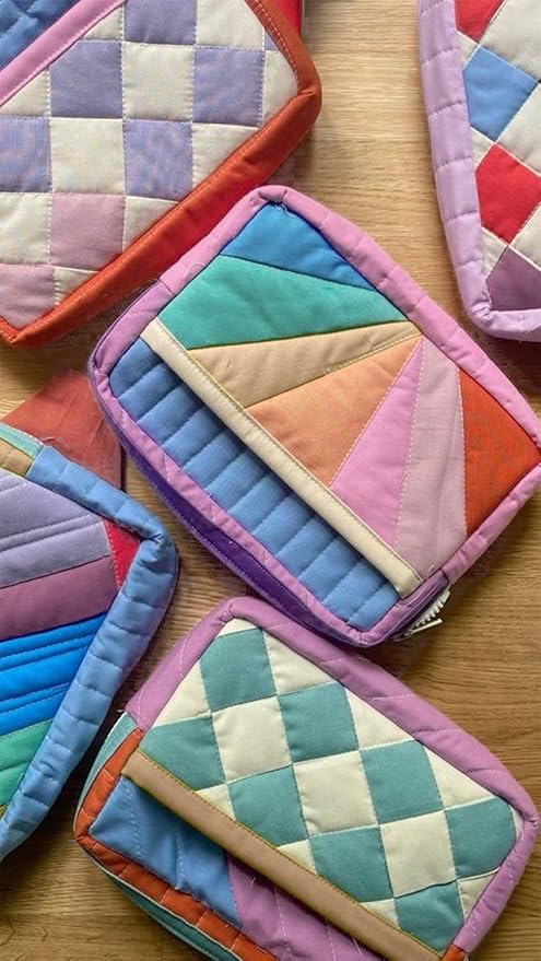 Aubliss 10pcs Fat Quarter Fabric Bundles Quilting Cotton Craft Fabric Pre-Cut - Image 7