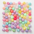 16mm Color Acrylic Beads 100pcs Cute Candy Colors Spacer Beads Loose Beads - Image 4