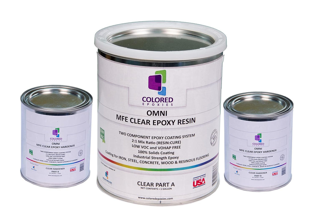 Colored Epoxies 1038 Clear 1.5 Gallon Kit Resin and Hardener