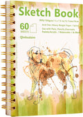 Qlmhudaim Mixed Media Sketchbook, 60 Sheets 160gsm/98lb Acid-Free Paper by Unknown
