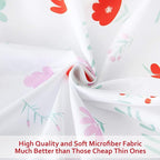 Pack and Play Sheets Girl Red Floral, Compatible - Image 3