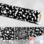 Qyeahkj Composition Bulletin Board Paper Roll Black Dot Bulletin Board - Image 4