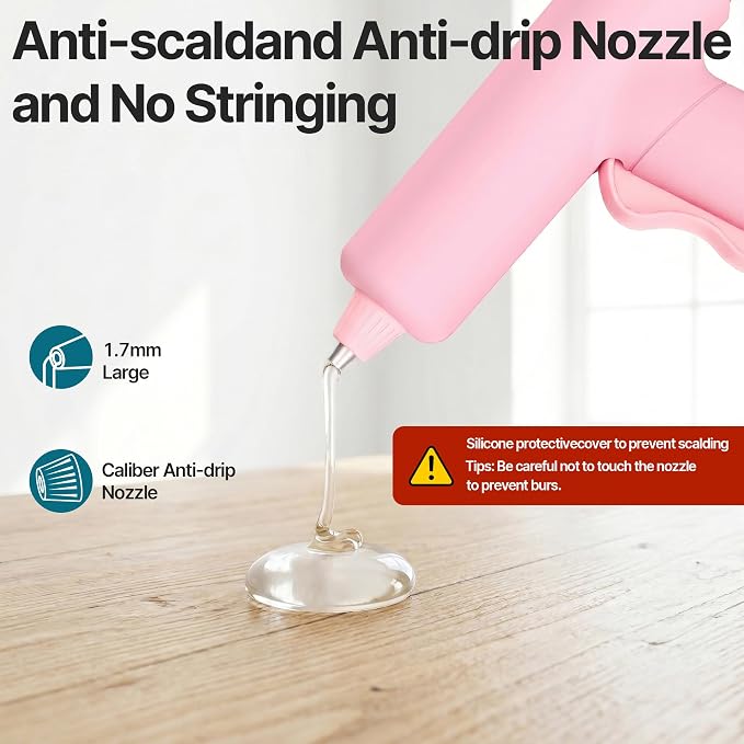 Cordless Hot Glue Gun, 30s Fast Preheating - Image 4