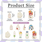 Enamel Food Charms Cute Assorted Food Pendants Sweet Dessert Charms - Image 2