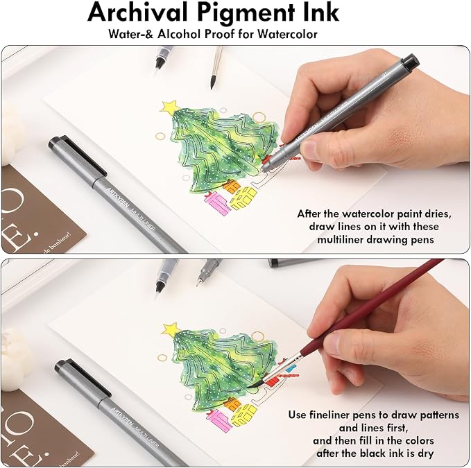 HNIHUY Micro Fineliner Drawing Art Pens - Image 4