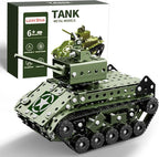 Lucky Doug STEM Building Projects Model Army Tank Set by LuckyDoug