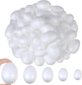 DIYASY 50 Pcs Foam Eggs, 3.5-7cm White Foam Eggs Shape Smooth Mixed Craft by HandicraftsandDecoration
