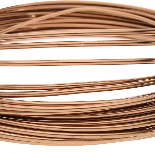 The Beadsmith Anodized Aluminum Wire – 12 Gauge – 39 feet – Copper Color – - Image 3