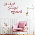 3 Pcs Thankful Grateful Blessed Wall Signs Thankful Grateful Blessed Signs - Image 7