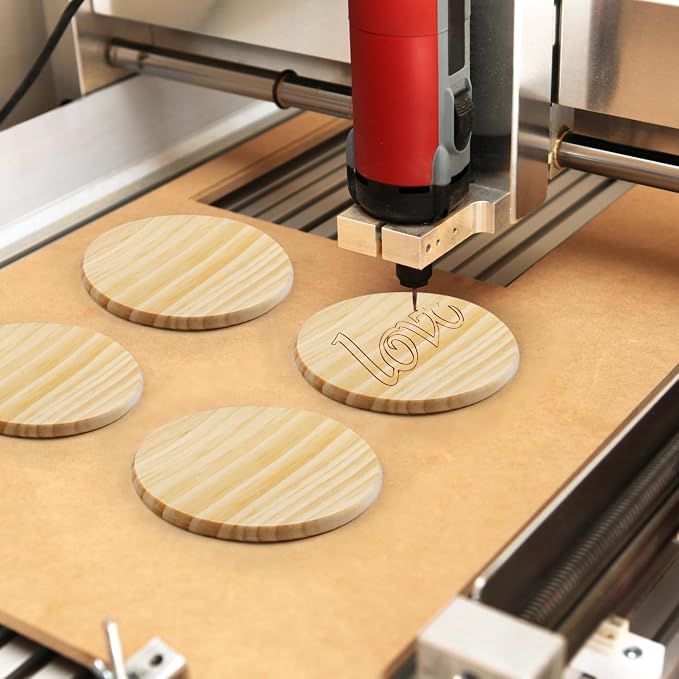 36 Pcs Unfinished Wood Coasters - Image 7