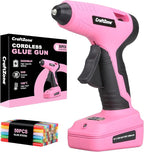 Cordless Hot Glue Gun | 8V Rechargeable Fast Preheating Glue Gun Kit by CraftZone
