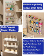 3 Tier Display Rack, Acrylic Craft Paint Storage Organizer, Miniature Holder - Image 4