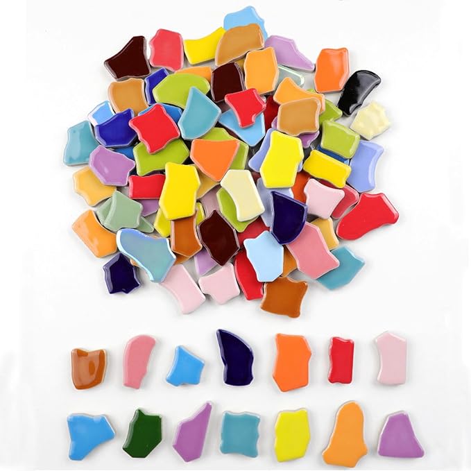 0.8inch-1.6inch Size Irregular Ceramic Mosaic Tiles - Image 4