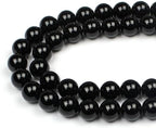 MJDCB Natural Stone Bead Black Onyx Gemstone Loose Beads by MJDCB