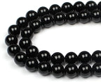 MJDCB Natural Stone Bead Black Onyx Gemstone Loose Beads by MJDCB