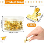 SANNIX 20 Pcs Metal Push Pin Clips 22mm - Image 2