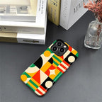 ZHEGAILIAN Case for iPhone 16 Pro Max, Geometric Colors Durable Shockproof - Image 4