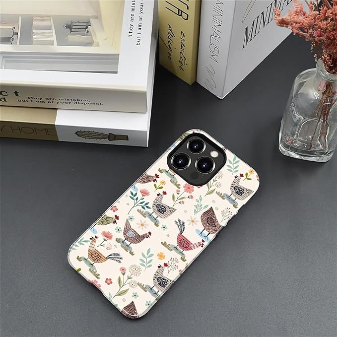ZHEGAILIAN Case for iPhone 13 Pro, Chicken Farmhouse Animal Rooster Durable - Image 4
