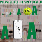 Letter Stickers, Mailbox Numbers, 2 Inch Waterproof Vinyl Alphabet | 2 Inch - Image 6