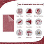 2 Pack 8'' x 12'' Glitter Red Acrylic Sheet, 3mm Thick Acrylic Plexiglass Boards - Image 4