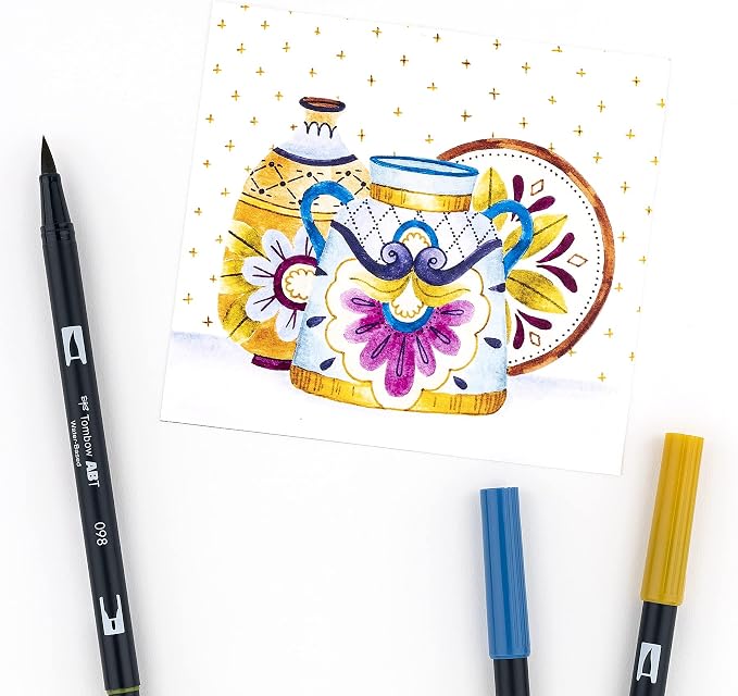 Tombow 56186 Dual Brush Pen Art Markers, Brush and Fine Tip Markers - Image 8