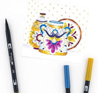 Tombow 56186 Dual Brush Pen Art Markers, Brush and Fine Tip Markers - Image 8
