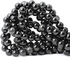 35PCS 10mm Natural Black Obsidian Gemstone Round Loose Beads Crystal Energy - Image 3