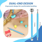 Polymer Clay Tools, Modeling Dotting Tools, Silicone Clay Sculpting Tool - Image 3
